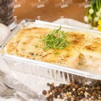 Lasanha de frango, alho poró ou mussarela congelada (+- 1,050 kg)