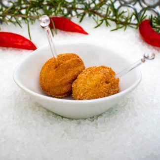 Mini churros de doce de leite (50 unidades)